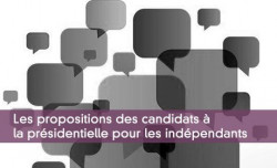 Les propositions des candidats  la prsidentielle pour les indpendants