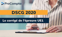 Corrigé DSCG 2020 UE1
