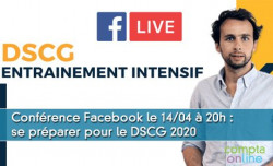 Conférence Facebook le 14/04 à 20h : se préparer pour le DSCG 2020 