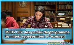 DSCG UE2 : les parties du programme les mieux reprsentes  l'examen