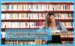 Programme et conseils pour l'UE5 du DSCG