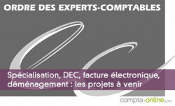 Spcialisation, DEC, facture lectronique, dmnagement : les projets  venir