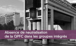 Absence de neutralisation de la QPFC dans les groupes intégrés