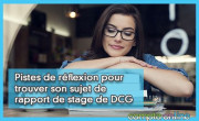 Pistes de rflexion pour trouver son sujet de rapport de stage de DCG