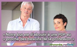 Laura Pallier et Alexis Renard  Notre but est d'aboutir  une PDP au plus proche des besoins de la profession 