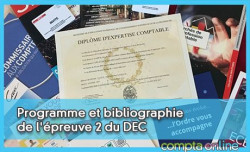 Programme et bibliographie de l'preuve 2 du DEC