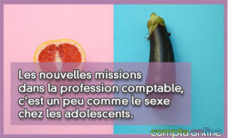 Les nouvelles missions dans la profession comptable, c'est un peu comme le sexe chez les adolescents