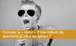 Cumuler le  statut  d'intermittent du spectacle et celui de grant ?