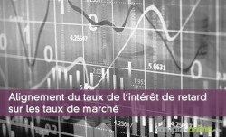 Alignement du taux de l'intrt de retard sur les taux de march