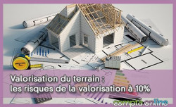 Valorisation du terrain : les risques de la valorisation  10%