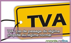 TVA : cas de passage du rgime simplifi au rgime normal 