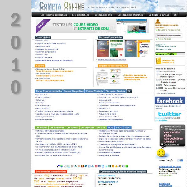 Compta Online en 2010