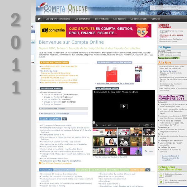 Compta Online en 2011