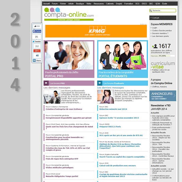 Compta Online en 2014