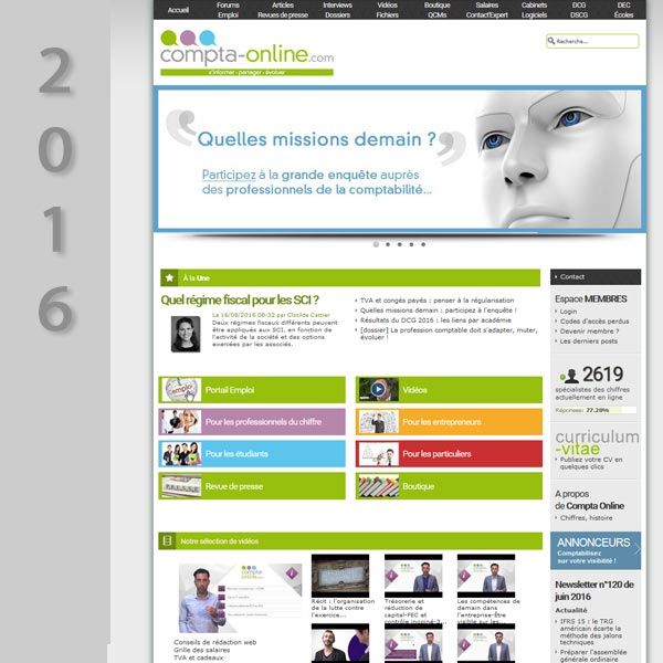 Compta Online en 2016