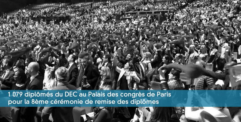 8è cérémonie de remise du DEC au Palais des congrès de Paris