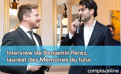 Interview de Benjamin Perez, laurat des Mmoires du futur
