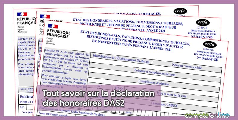 DAS2 Déclaration des honoraires
