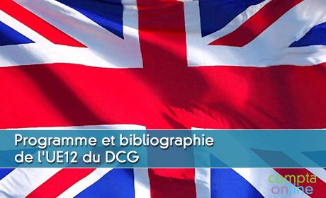 Programme et bibliographie de l'UE12 du DCG