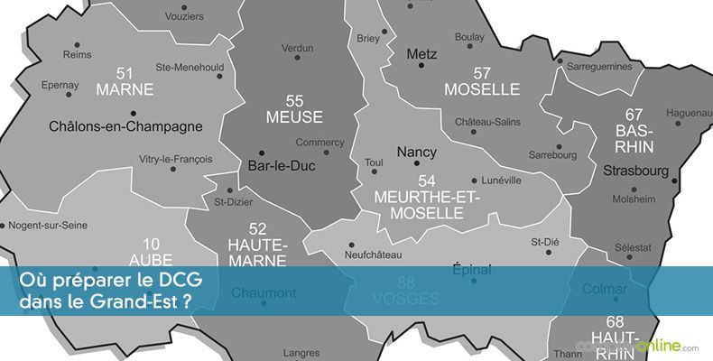 Où préparer le DCG dans le Grand-Est ?
