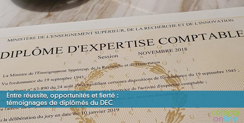Entre réussite, opportunités et fierté : témoignages de diplômés du DEC