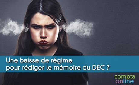 Une baisse de rgime pour rdiger ? Quelques conseils…