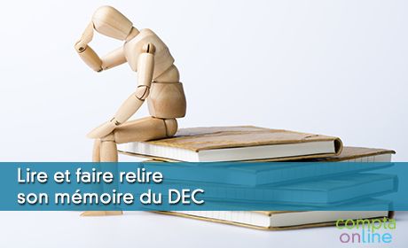 Lire et faire relire son mmoire du DEC
