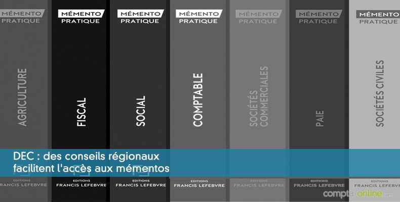 DEC : des conseils rgionaux facilitent l'accs aux mmentos