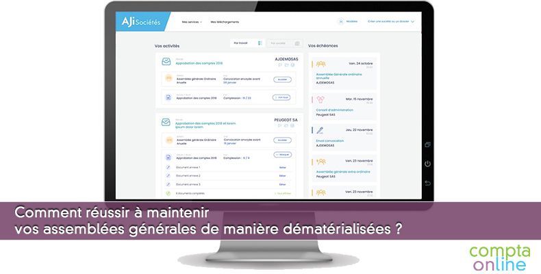 Comment réussir à maintenir vos assemblées générales de manière dématérialisées ?