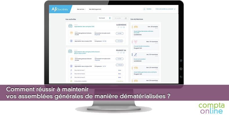 Comment russir  maintenir vos assembles gnrales de manire dmatrialises ?