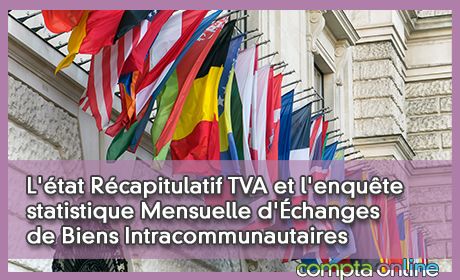 L'tat Rcapitulatif TVA et l'enqute statistique Mensuelle d'changes de Biens Intracommunautaires