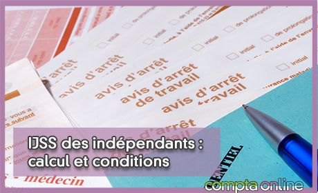 IJSS des indpendants : calcul et conditions