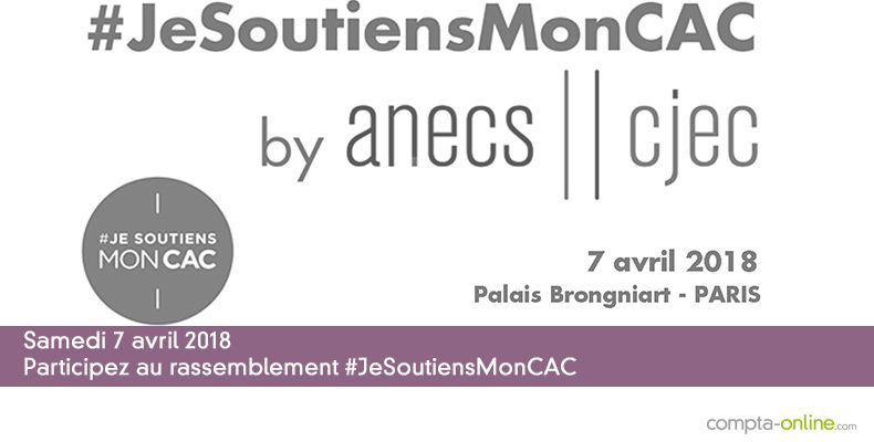 Samedi 7 avril 2018 Participez au rassemblement #JeSoutiensMonCAC