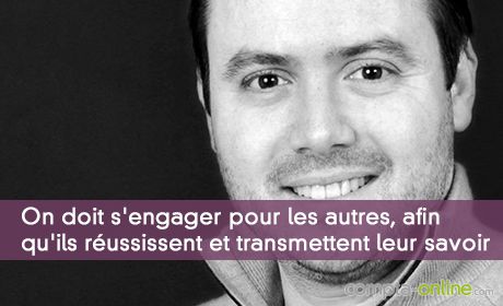 Jean-Baptiste Vega : « On doit s'engager pour les autres, afin qu'ils réussissent et transmettent leur savoir à leur tour »
