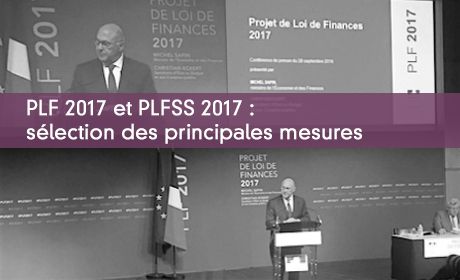 PLF 2017 et PLFSS 2017 : slection des principales mesures