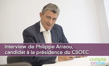 Interview de Philippe Arraou, candidat  la prsidence du CSOEC