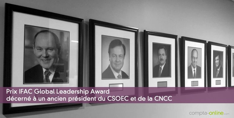 Prix IFAC Global Leadership Award décerné à un ancien président du CSOEC et de la CNCC