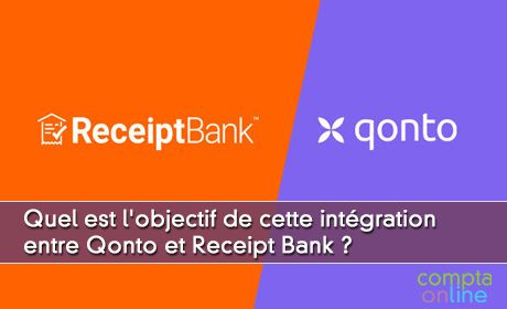 Quel est l'objectif de cette intgration entre Qonto et Receipt Bank ?