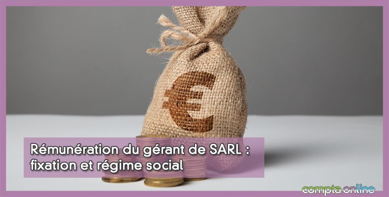 Rmunration du grant de SARL