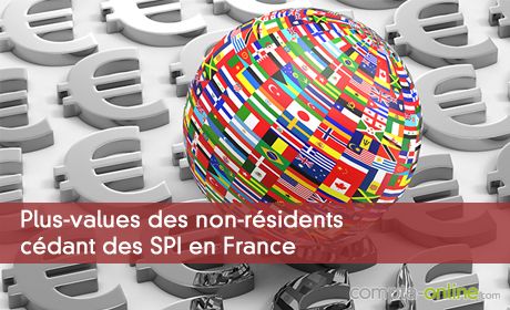 Plus-values des non-résidents cédant des SPI en France