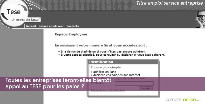 Toutes les entreprises feront-elles bientôt appel au TESE pour les paies ?