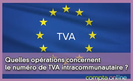 Quelles oprations concernent le numro de TVA intracommunautaire ?