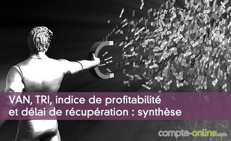 VAN, TRI, indice de profitabilité et délai de récupération : synthèse