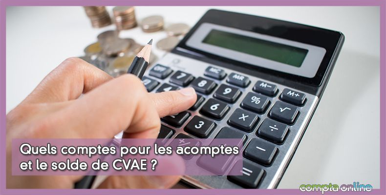 Comptabilisation de la CVAE