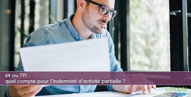 Comptabiliser l'indemnité d'activité partielle