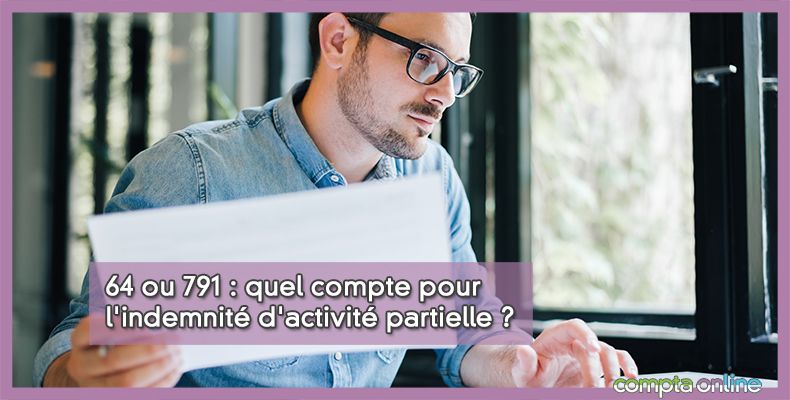 Comptabiliser l'indemnité d'activité partielle