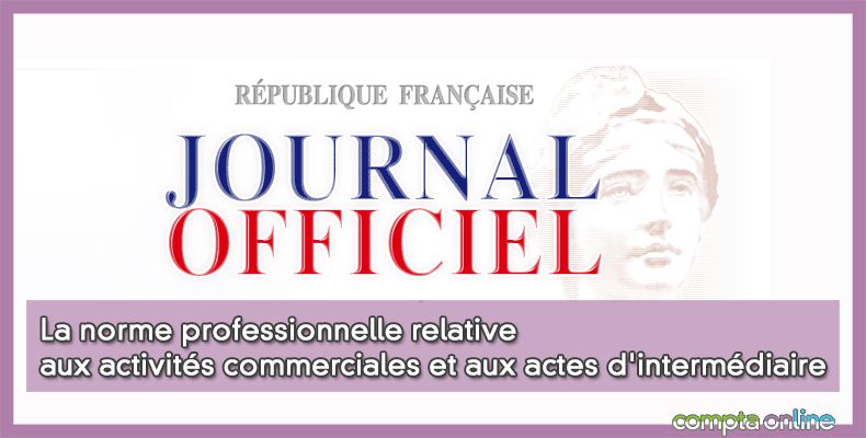 Norme sur les activités commerciales de l'expert-comptable