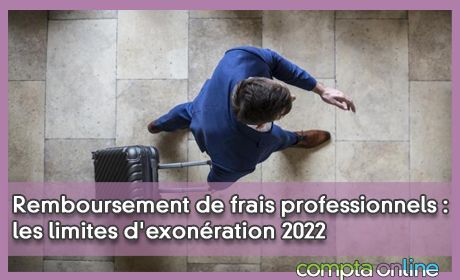 Remboursement de frais professionnels : les limites d'exonration 2022
