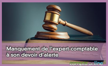 Manquement de l'expert-comptable  son devoir d'alerte