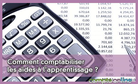 Comment comptabiliser les aides l'apprentissage ?